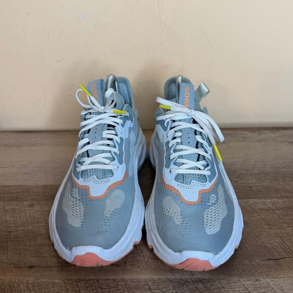 Sorel Kinetic Breakthru Day Lace Shoes Sneakers Womens Sz 8.5 M Gray Camo NL4689 - Picture 6 of 8